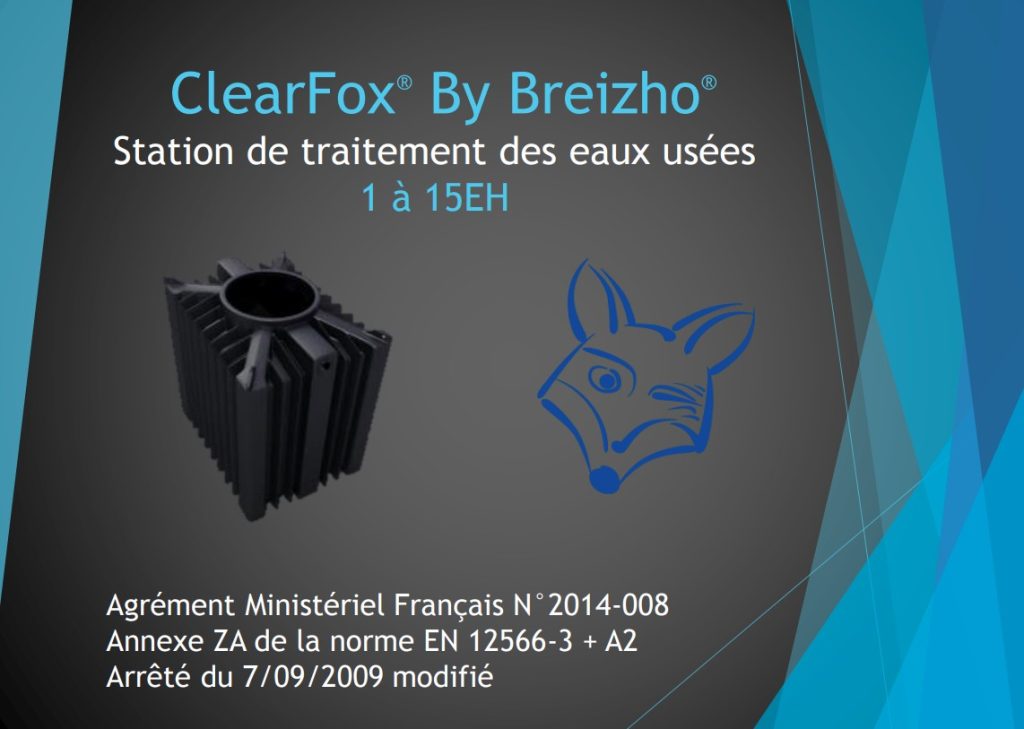 Plaquette filtre compact Clearfox
